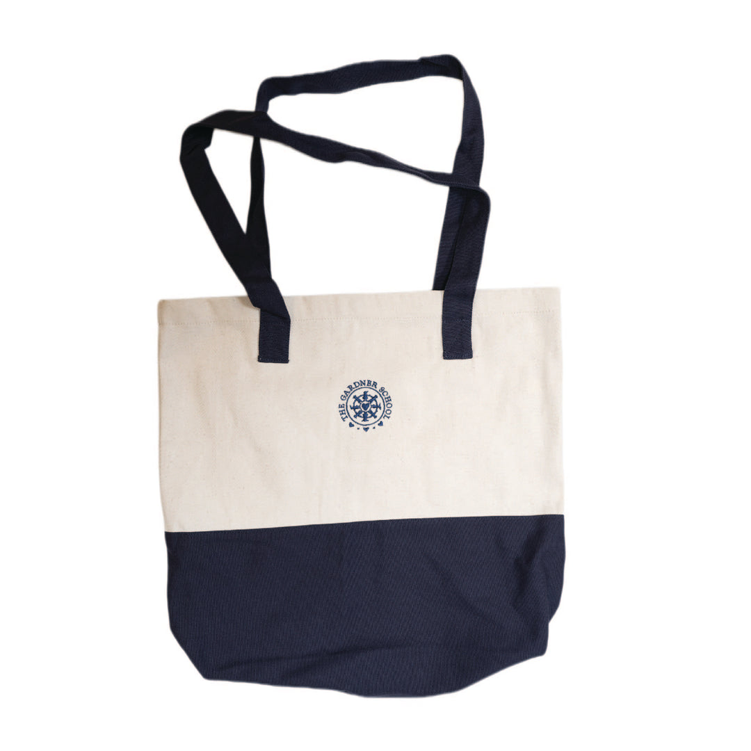 Colorblock Cotton Tote