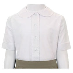 Short Sleeve Peter Pan Collar Blouse