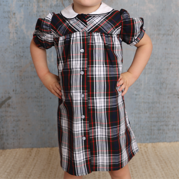 Girls' Plaid Dress