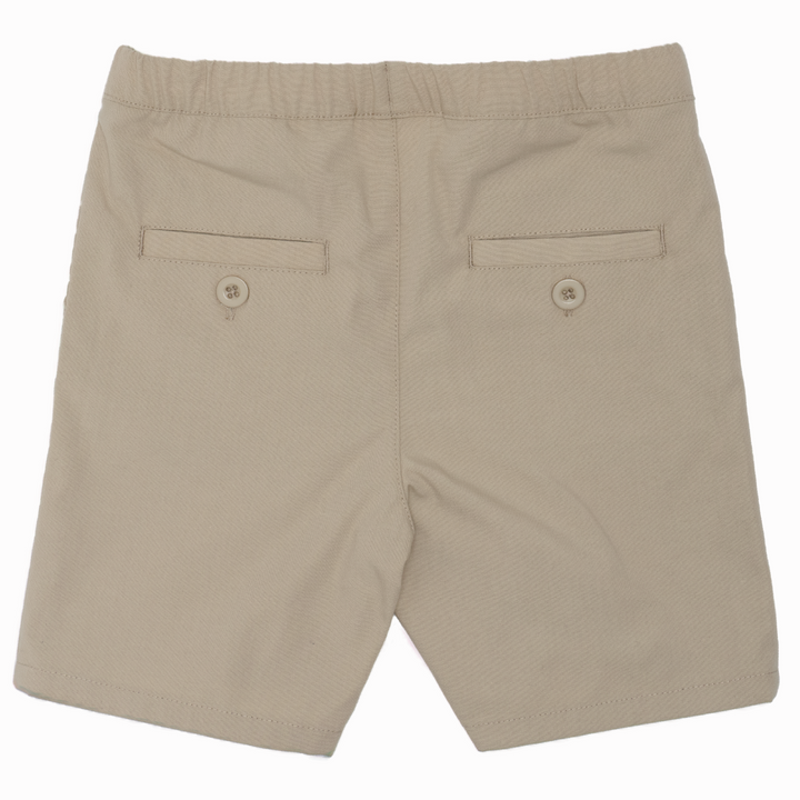 Drawstring Flat Front Shorts