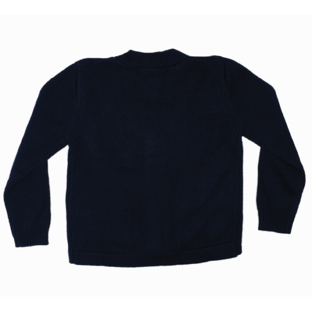 Knitted Cardigan Sweater (V-Neck Button)