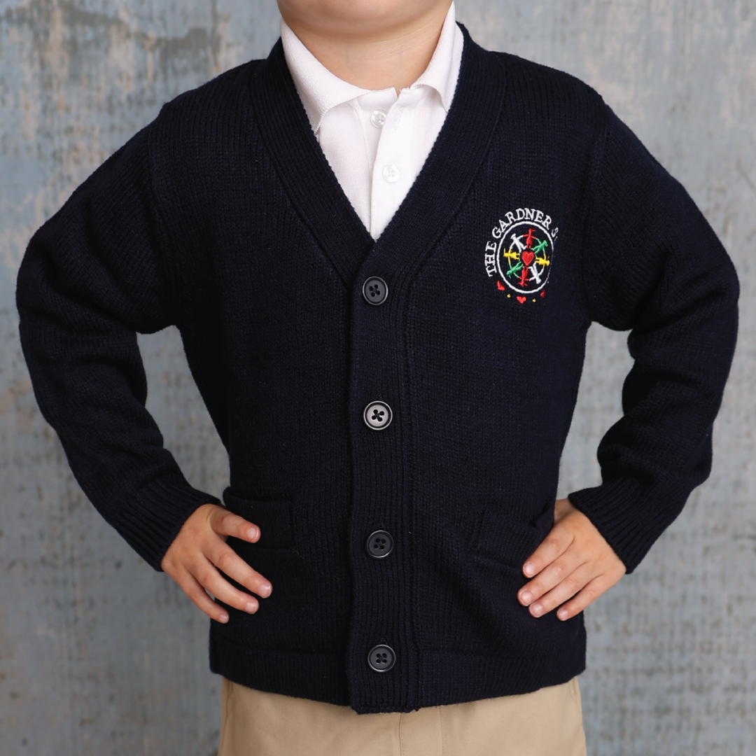 Knitted Cardigan Sweater (V-Neck Button)